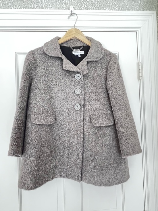See By Chloe Jackets & Blazers - See by Chloe gray alpaca mohair wool peacoat *